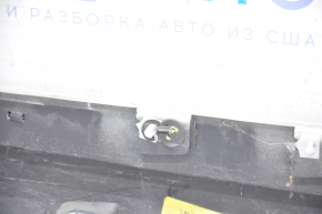 Left threshold Lincoln MKZ 13-20 beige with seals, pressed fastened, pressed, scratches