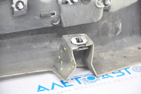Left threshold Lincoln MKZ 13-20 beige with seals, pressed fastened, pressed, scratches