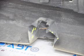 Left threshold Lincoln MKZ 13-20 beige with seals, pressed fastened, pressed, scratches