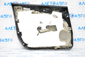 Door trim card front right Ford Ecosport 18-22 black with beige insert, armrest fabric beige, gray overlay