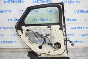 Door assembly rear left Lincoln MKZ 13-20 keyless, beige BK, painted 0.2, bump, scratches on the overlay