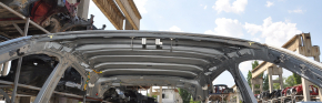 Metal roof Mazda CX-5 17 - without sunroof, on the body