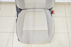 Passenger seat Ford Ecosport 18-22 cloth, gray, mechanical, without airbag, for dry cleaning