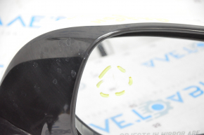 Side mirror right Infiniti QX30 17-15 pins, white, turn signal, backlight, scratches