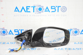 Side mirror right Infiniti QX30 17-15 pins, white, turn signal, backlight, scratches