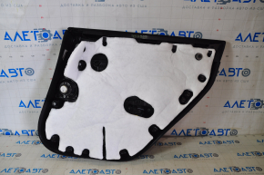 Door trim card rear left Tesla Model 3 21- leather black with speaker and window lifter control and door opening button, worn