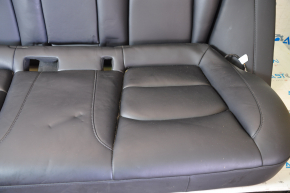 Rear seat row 2 Tesla Model 3 18- leather black, heated, water damage, dented