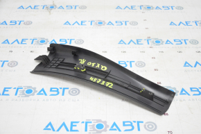 Door sill trim rear left Infiniti QX30 17- black, scratches, cracked mount