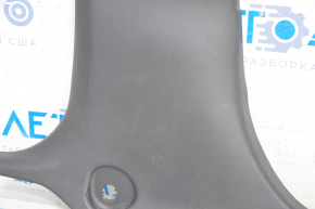 Center pillar trim lower left Infiniti QX30 17- black, scratches, broken fastener