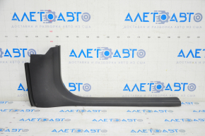 Door sill trim, front, right, Infiniti QX30 17- black, scratches, cracked mount
