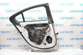 Door assembly rear left Chevrolet Volt 11-15 silver GAN, keyless, butt, pressed, worn overlays