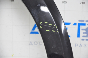 Rear right wing arch trim Infiniti QX30 17- FWD, black gloss, broken crepe, scratch
