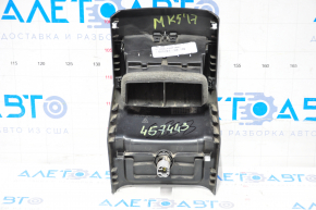 Rear center console trim Ford Fusion mk5 17-20 black, under air ducts, scratches