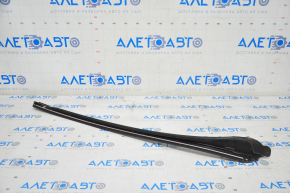 Windshield molding left Infiniti QX30 17- under roof rail, black gloss, for cleaning