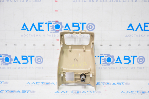 Rear center console trim Ford Fusion mk5 13-16 beige, under air ducts, under socket, broken fastener