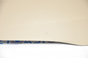 Central console armrest Ford Fusion mk5 13-16 beige, armrest black leather, scratches, without air duct