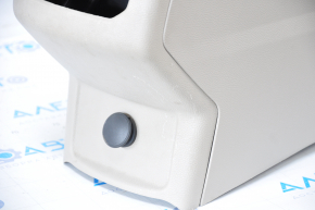Central console armrest Ford Fusion mk5 17-20 gray, under air duct, without air duct, scratches