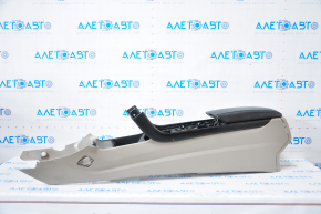 Central console armrest Ford Fusion mk5 17-20 gray, under air duct, without air duct, scratches