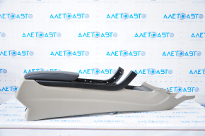 Central console armrest Ford Fusion mk5 17-20 gray, under air duct, without air duct, scratches