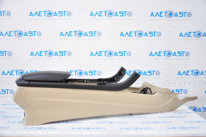 Central console armrest Ford Fusion mk5 13-16 beige, under air duct, without air duct, scratch