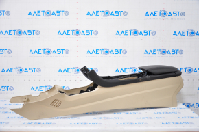 Central console armrest Ford Fusion mk5 13-16 beige, under air duct, without air duct, scratch