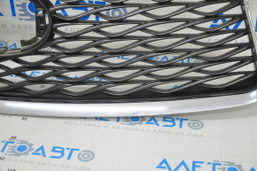 Radiator grill grill Infiniti QX30 17- chrome, sand