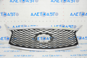 Radiator grill grill Infiniti QX30 17- chrome, sand