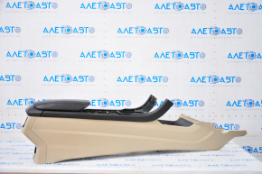 Central console armrest Ford Fusion mk5 13-16 beige, under air duct, without air duct, scratches