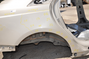 Quarter wing rear right Lincoln MKZ 13-20 on the body, beige, made, butt