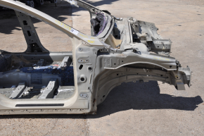 Front right quarter Lincoln MKZ 13-16 on the body, beige, painted