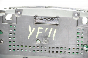 Instrument cluster Hyundai Sonata 11-15 hybrid, chrome peeling, display defect