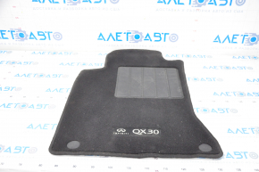 Carpet interior front left Infiniti QX30 17- cloth black