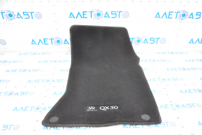 Carpet interior front right Infiniti QX30 17- cloth black
