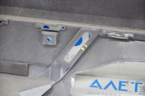 Bare rear bumper Infiniti QX30 17- base, without parking sensors, white, bumper, crack in mount