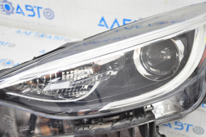 Front left headlight complete Infiniti QX30 17- halogen, LED DRL, sand