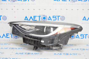 Front left headlight complete Infiniti QX30 17- halogen, LED DRL, sand