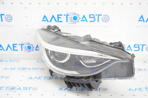 Front right headlight complete Infiniti QX30 17- halogen, LED DRL, sand