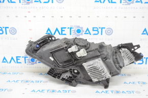 Front right headlight complete Infiniti QX30 17- halogen, LED DRL, sand