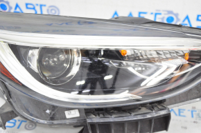 Front right headlight complete Infiniti QX30 17- halogen, LED DRL, sand