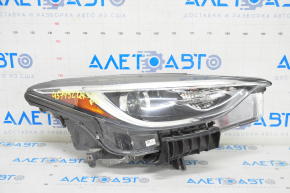 Front right headlight complete Infiniti QX30 17- halogen, LED DRL, sand