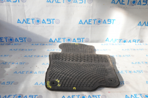 Floor mat front left VW Passat b7 12-15 USA black, rubber
