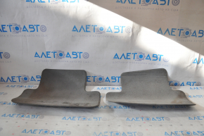 Set of floor mats for Audi A4 B8 08-16 gray, chemically treated