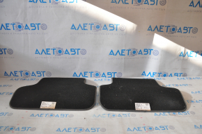 Set of floor mats for Audi A4 B8 08-16 gray, chemically treated