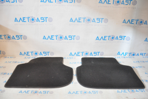 Set of floor mats for VW Jetta 11-18 USA, black cloth, dry-cleaned