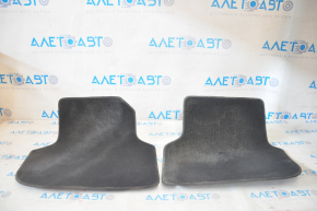 Set of floor mats for VW Jetta 11-18 USA, black cloth, dry-cleaned
