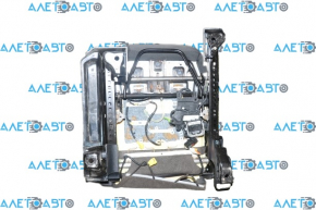 Passenger seat Ford Escape MK3 17-15 without airbag, mechanical, cloth, black-gray
