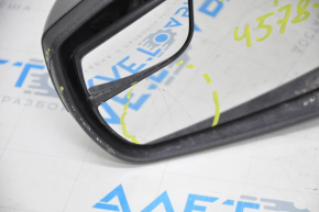 Side mirror left Ford Escape MK3 17-19 rest, 3 pins, graphite, broken mirror element, broken housing