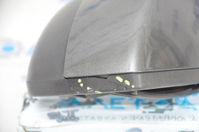 Side mirror left Ford Escape MK3 17-19 rest, 3 pins, graphite, broken mirror element, broken housing