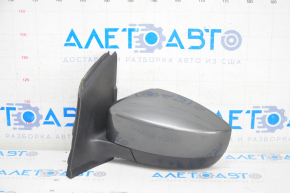 Side mirror left Ford Escape MK3 17-19 rest, 3 pins, graphite, broken mirror element, broken housing