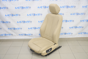 Driver's seat BMW 3 F30 12-18 without airbag, beige leather, electrics not working, for seat memory, Sport